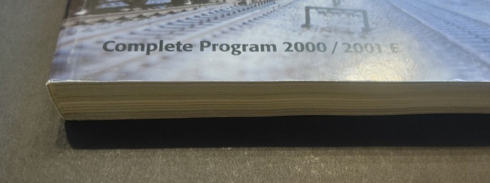 2000/01 E MARKLIN HO TRAIN CATALOG VG