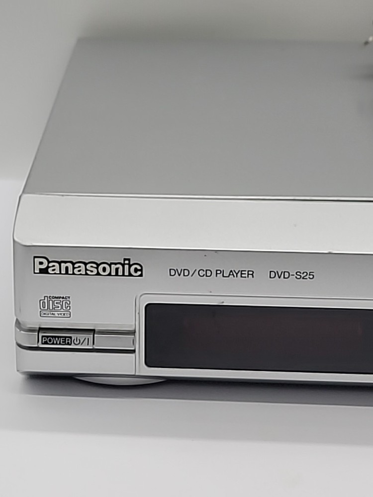 Panasonic DVD CD Player DVD-S25 Progressive Scan No Remote