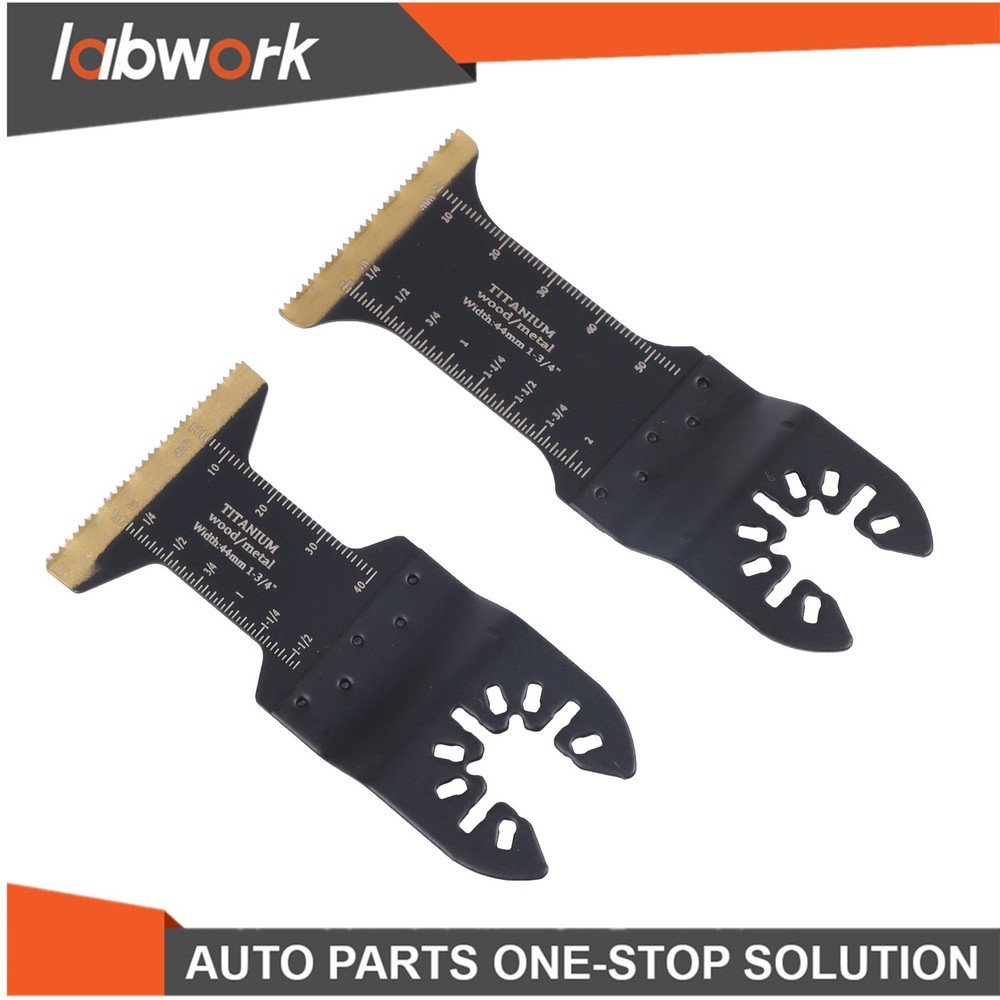 Labwork 110PCS 4 Type Universal Titanium Oscillating Saw Blades Multitool Blades