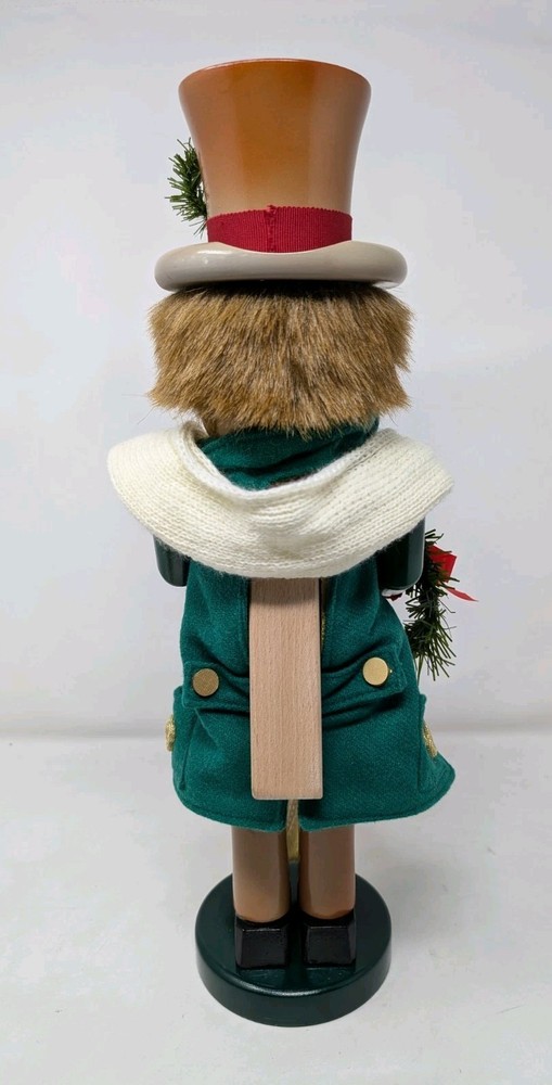 Steinbach German Nutcracker BOB CRATCHIT & TINY TIM 17.5" (Tiny Tim Missing)