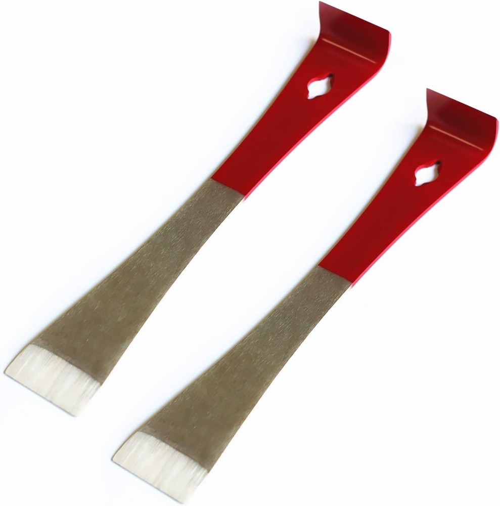 2PCS Stainless Steel Hive Scraper Tools - Essential Beekeeping Hand Tools