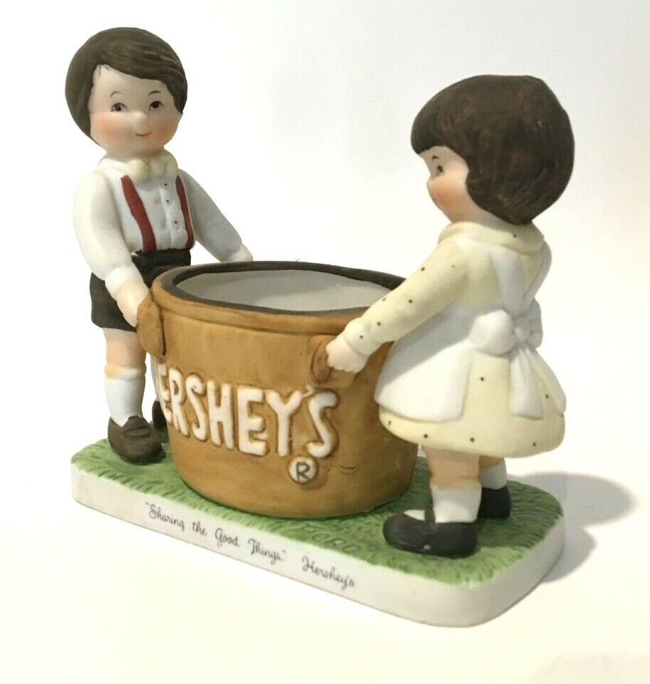 Hershey's Figurine "Sharing the Good Things" by J.H. Schuler Co