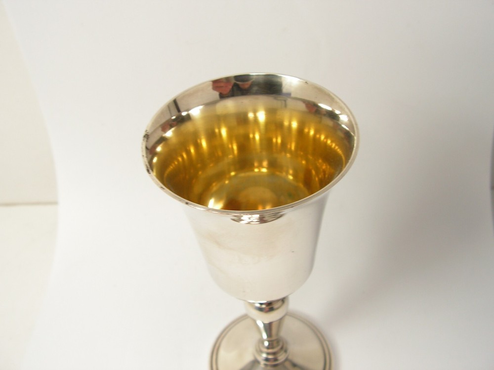 VINTAGE SHEFFIELD SILVER PLATED SHERRY GOBLET