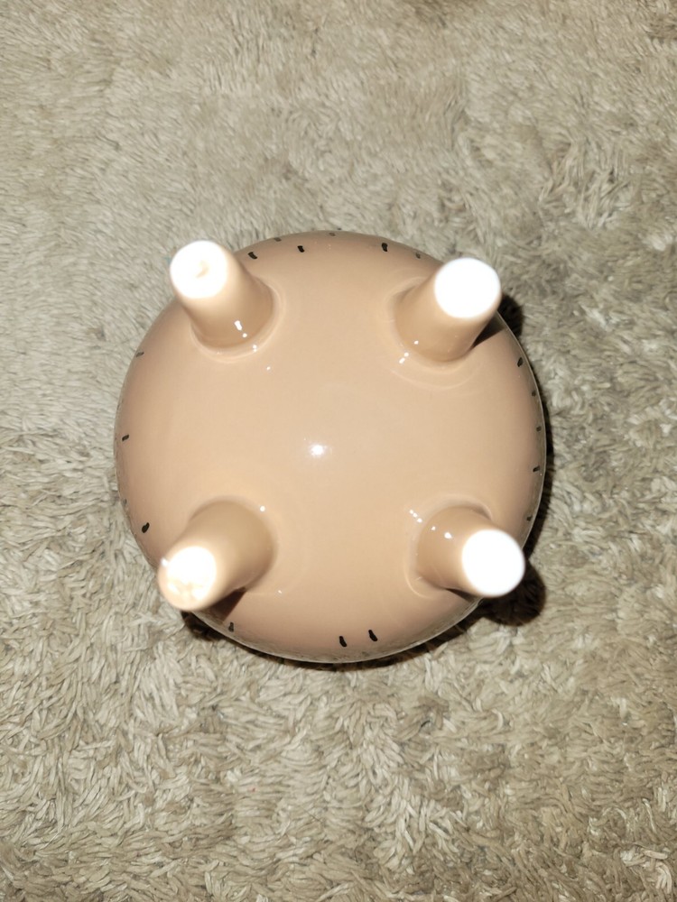 Brown Bear Small Ceramic Decorative Succulent Planter~ Trinket, Soap Sponge Dish