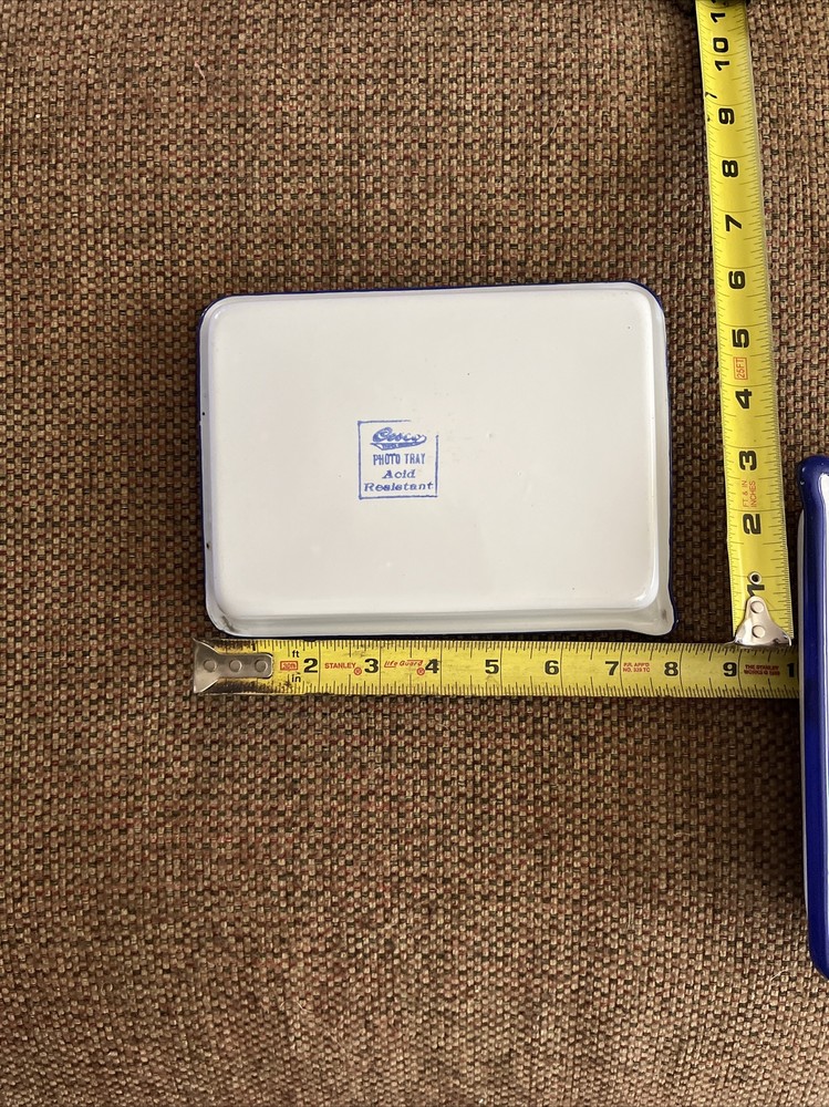 Porcelain photo developing Tray Cisco