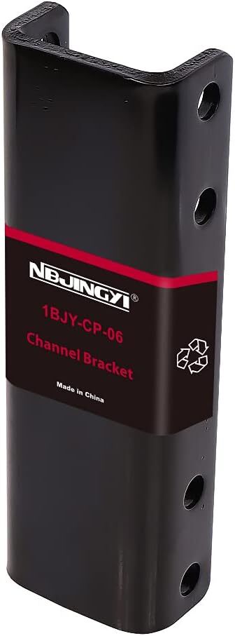 3"ID Trailer Pintle Hitch Lunette Ring Eye Coupler+5-Position Adjustable Channel