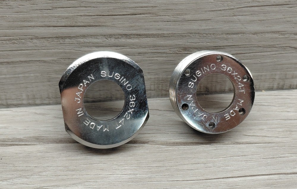 Sugino Fixed & Adjustable Bottom Bracket Cups - Italian Threading 36 x 24T