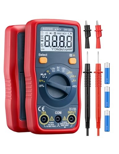 Digital Multimeter, Voltmeter 1.5v/9v/12v Battery Voltage Tester Auto