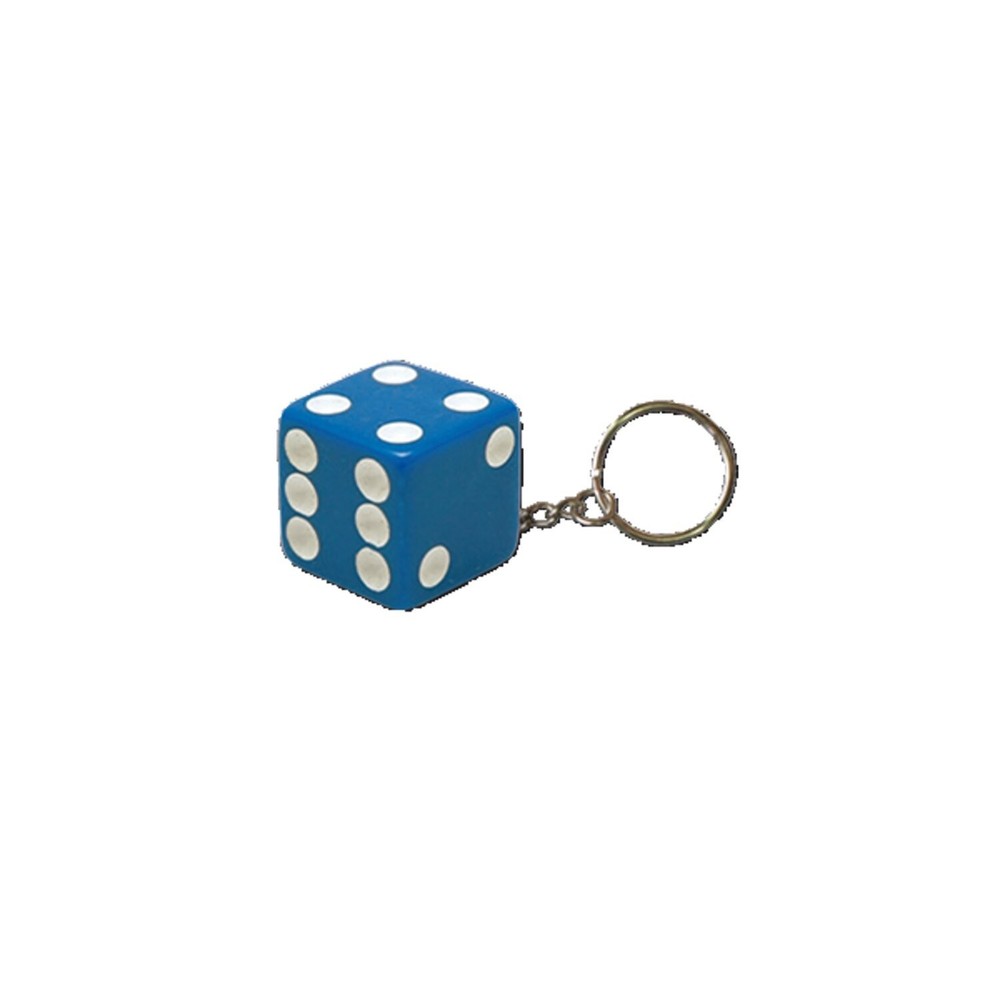 TRIKTOPZ DICE BLUE KEYCHAIN