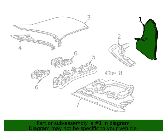 Genuine GM Side Cover 84838905
