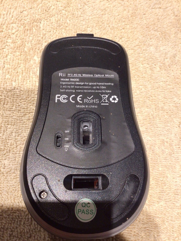 Rohs Wireless Mouse Model RM200