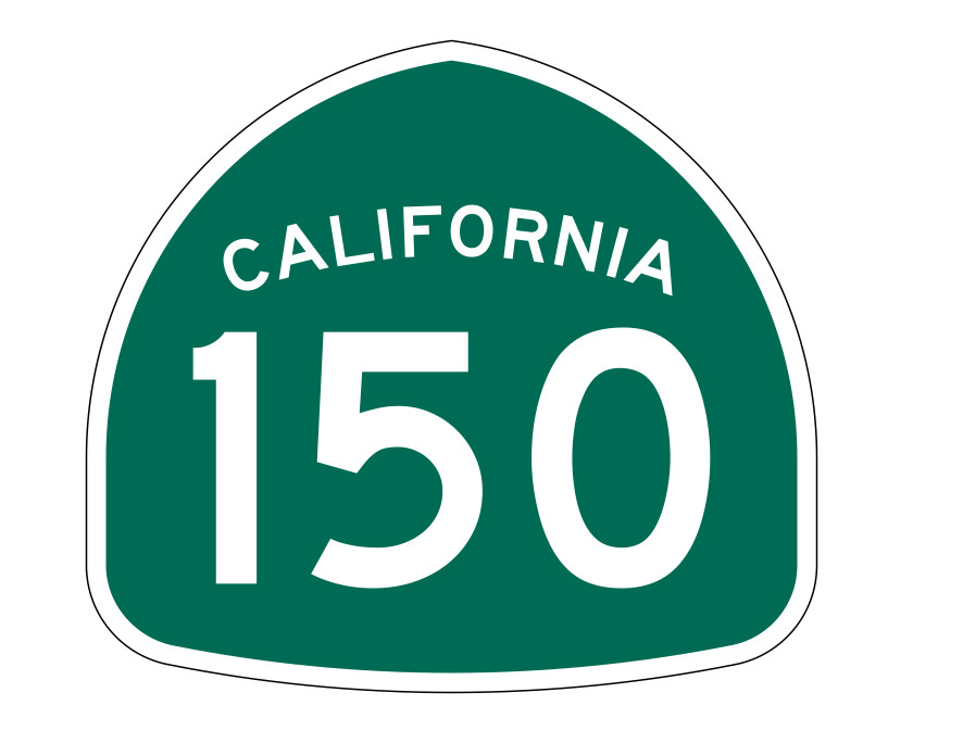California State Route 150 Sticker Decal