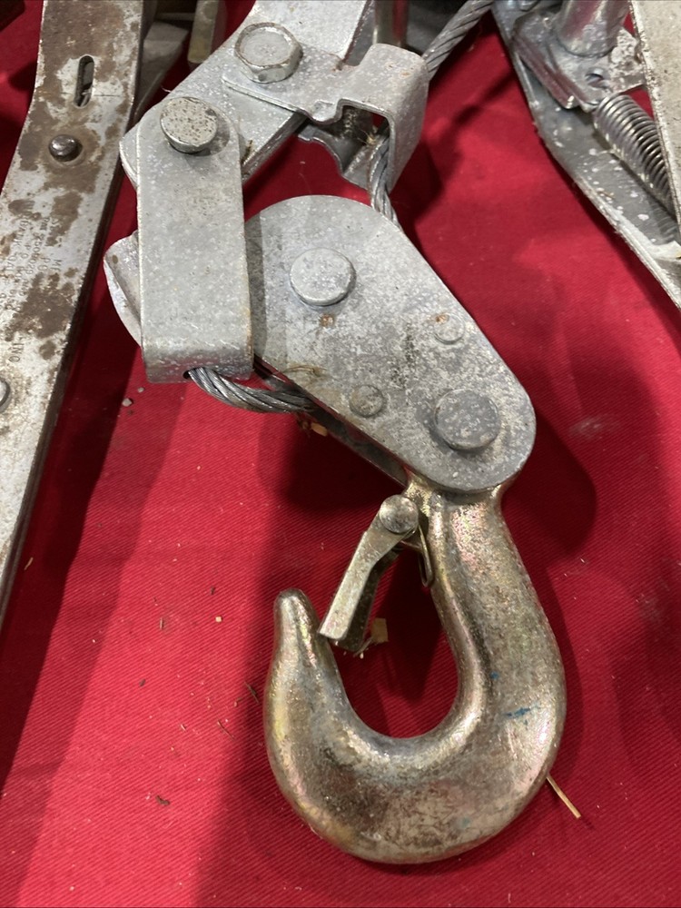 Lot Of 2 Come Along Hand Puller 2ton Each