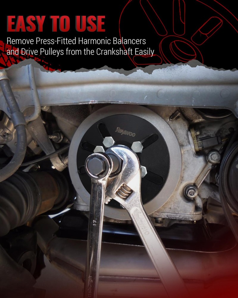 Harmonic Balancer Puller and Installer Tool Set, Works as X-Series