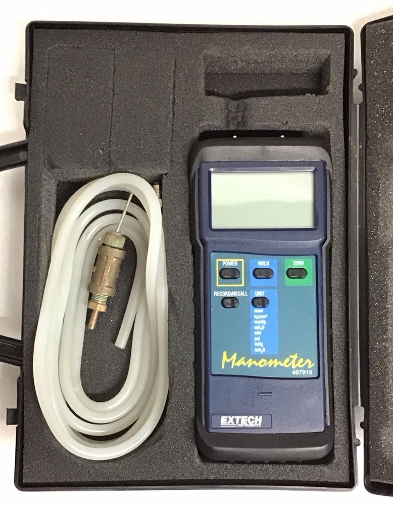 EXTECH 407910 Heavy Duty Differential Pressure Manometer