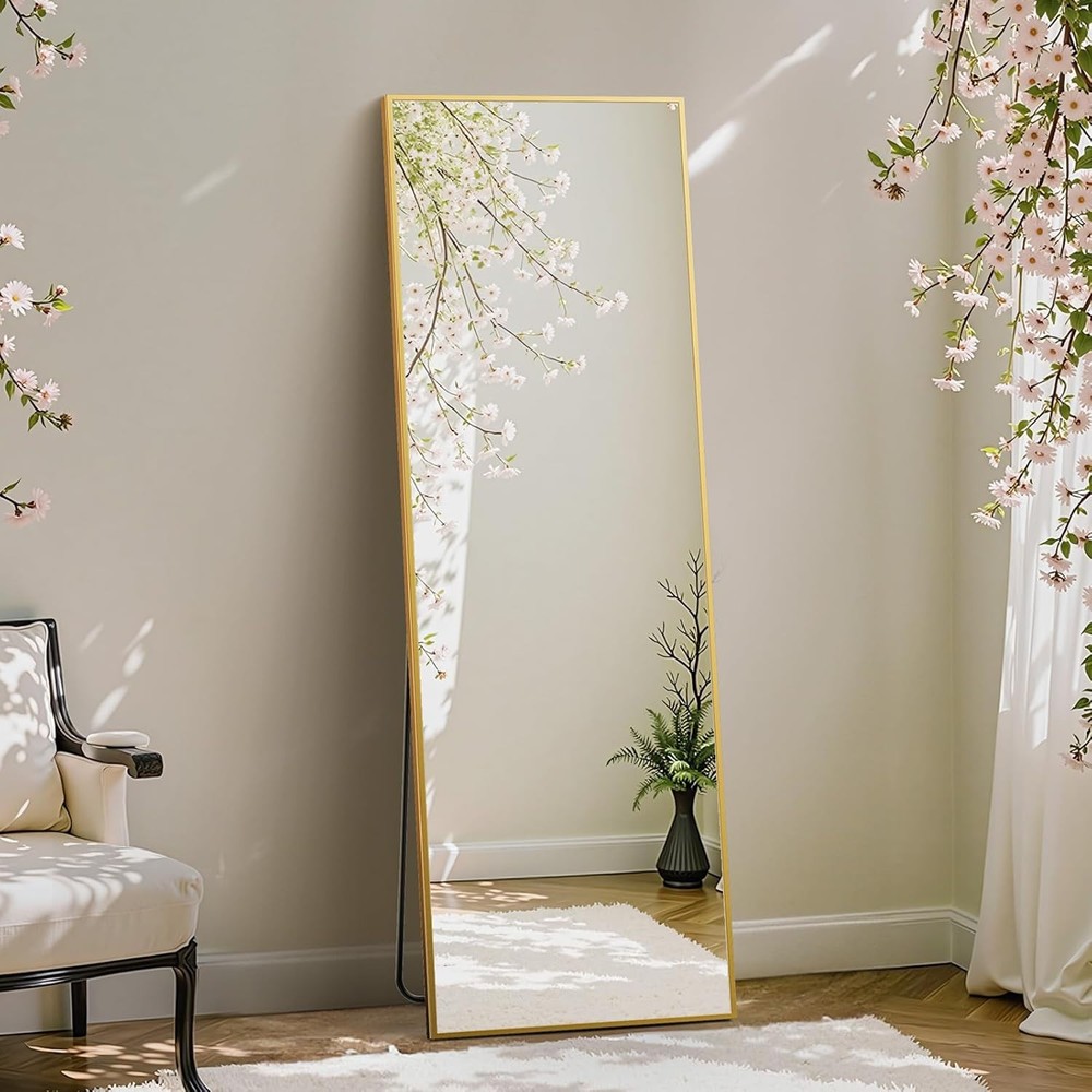 Arched Full Length Mirror with Stand