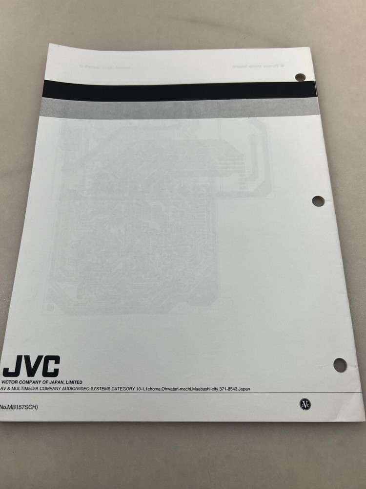 JVC MX-KB30 Original Schematic Diagrams Free Shipping