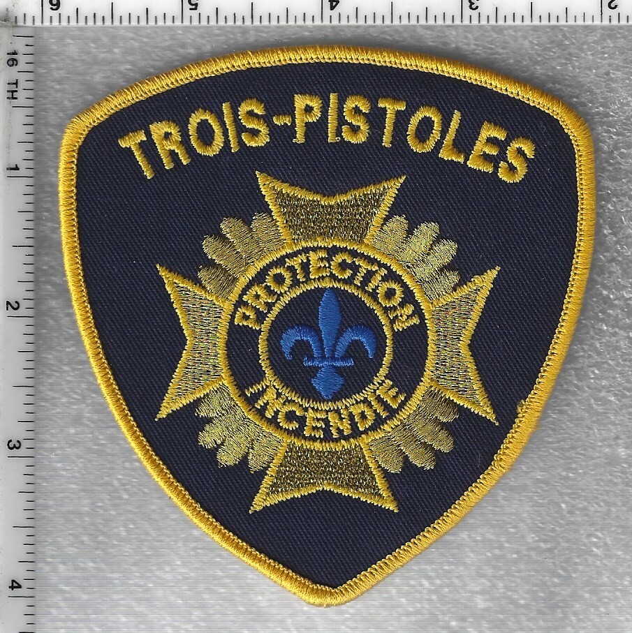 Trois-Pistoles Fire Dept. - Protection Incendie (Quebec, Canada) Shoulder Patch