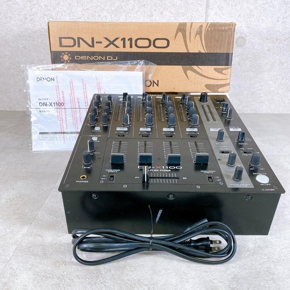 DENON DJ Mixer DN-X110C Multiple Channels Used JUNK Tested