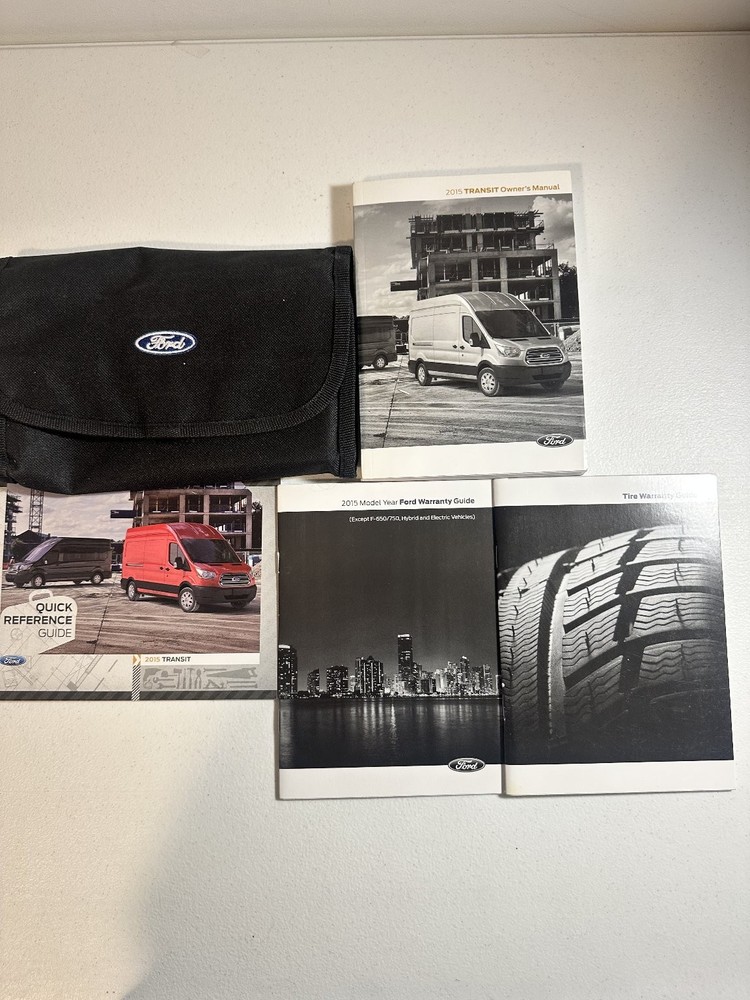 2015 Ford Transit Owner's Manual Set OEM