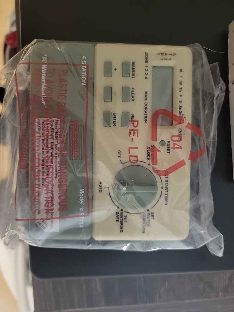 Orbit Water Master 4Station Automatic Sprinkler System Timer Model 57114