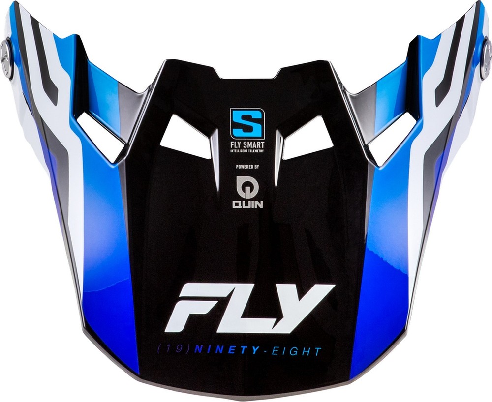 Fly Racing Formula S Carbon Byte Helmet Visor/Peak Blue/Black