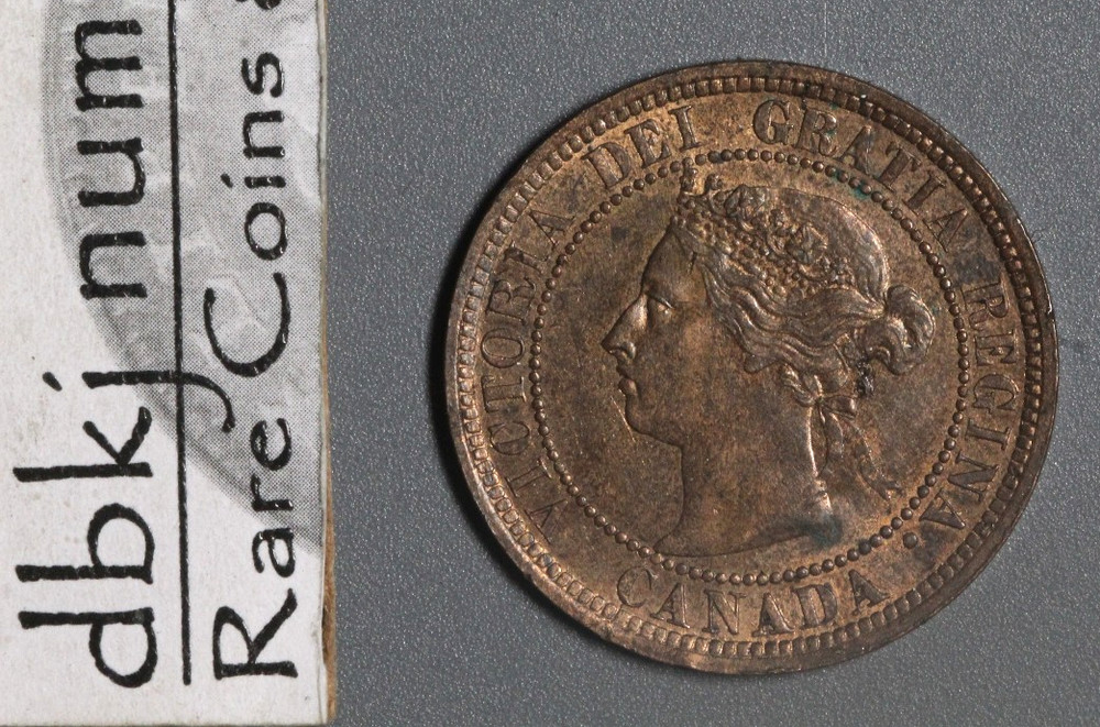 1888 - Canada - 1 Cent - KM 7 - AU+ - About Uncirculated