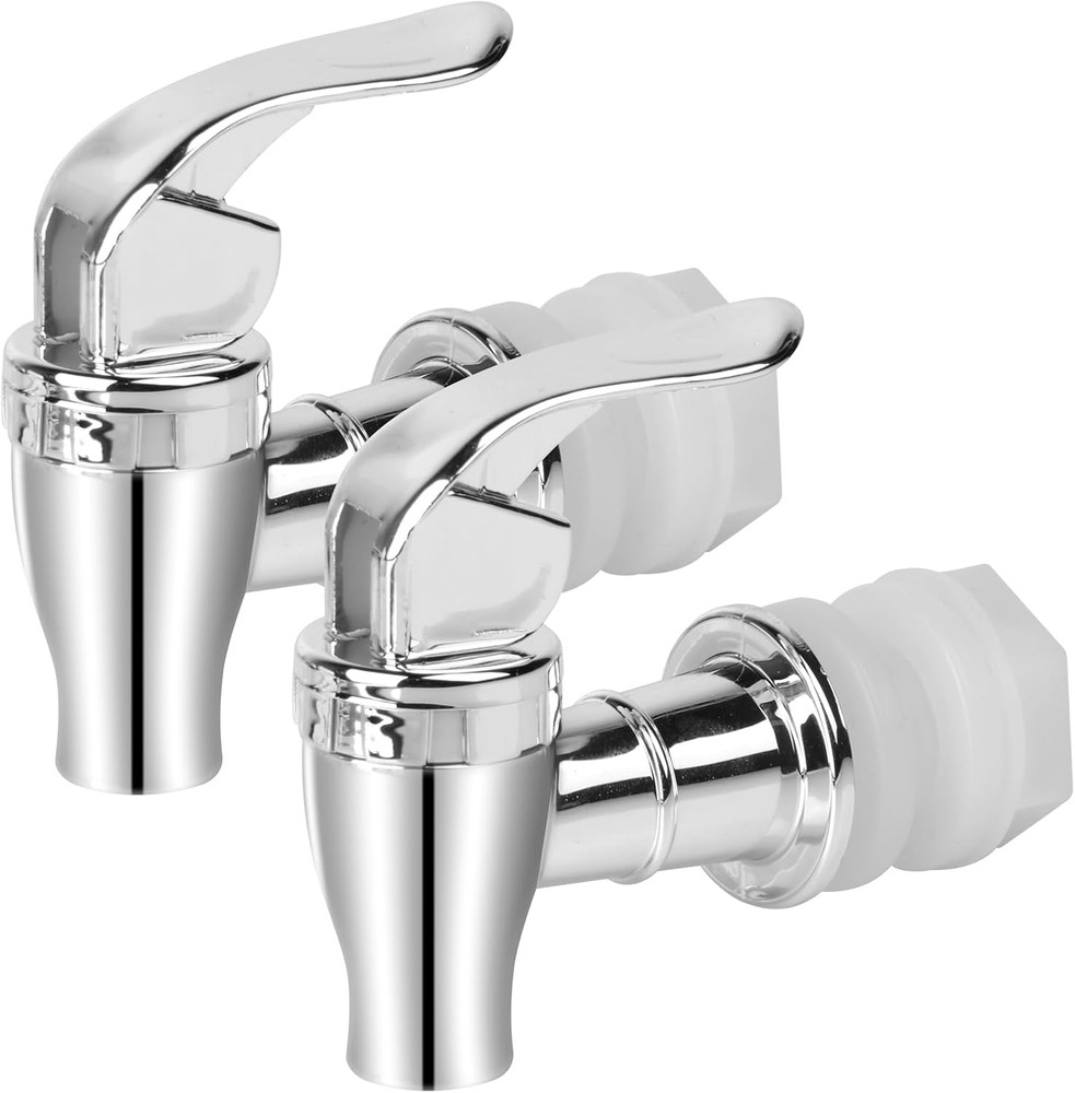 2Pack Beverage Dispenser Spigot Stainless Steel Drink Spout Faucet for Water Jug