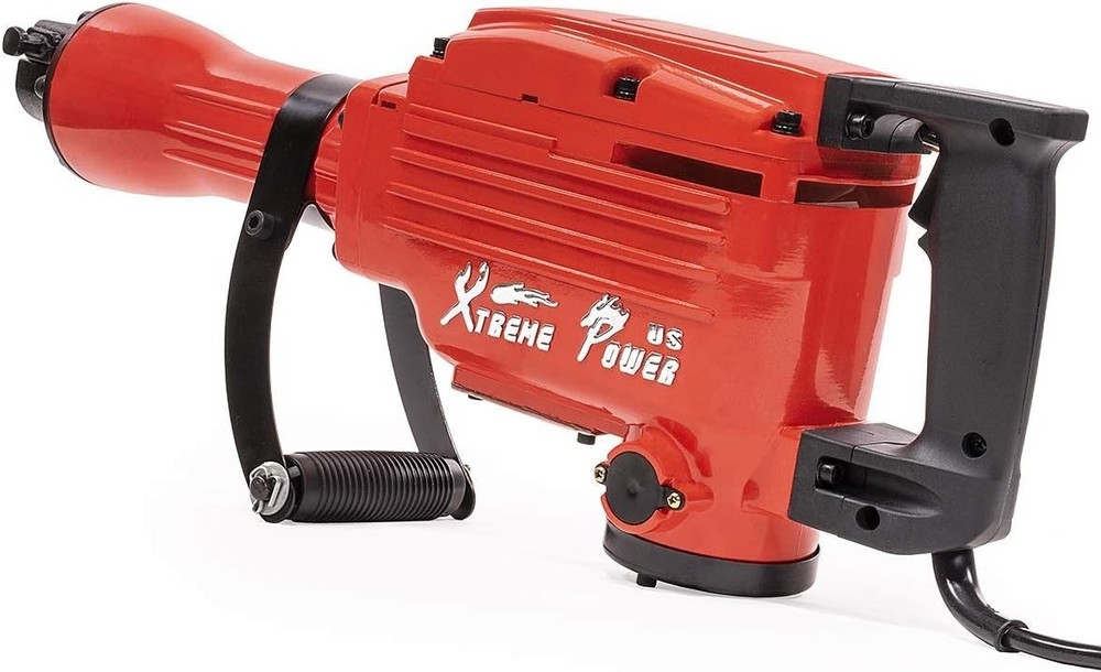 2200W Demolition Jack Hammer Flat Chisel Bull Point Chisel Bits Demo Chipping...