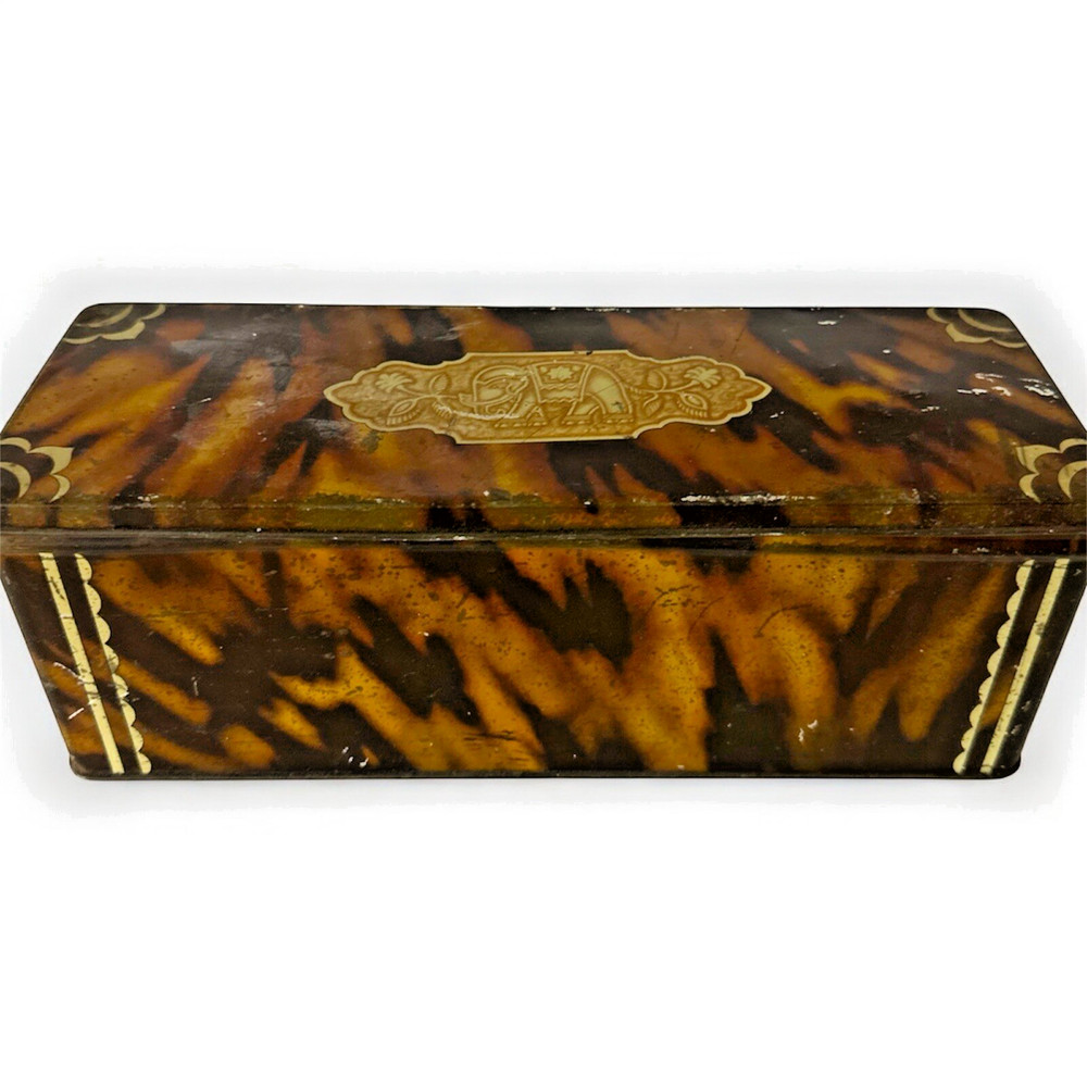 CWS Biscuits Tortoiseshell Biscuit Tin c.1928