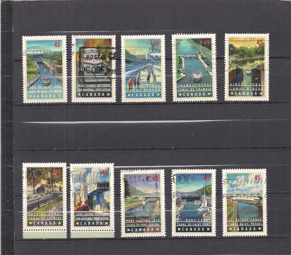Canada #1725-1734 used set