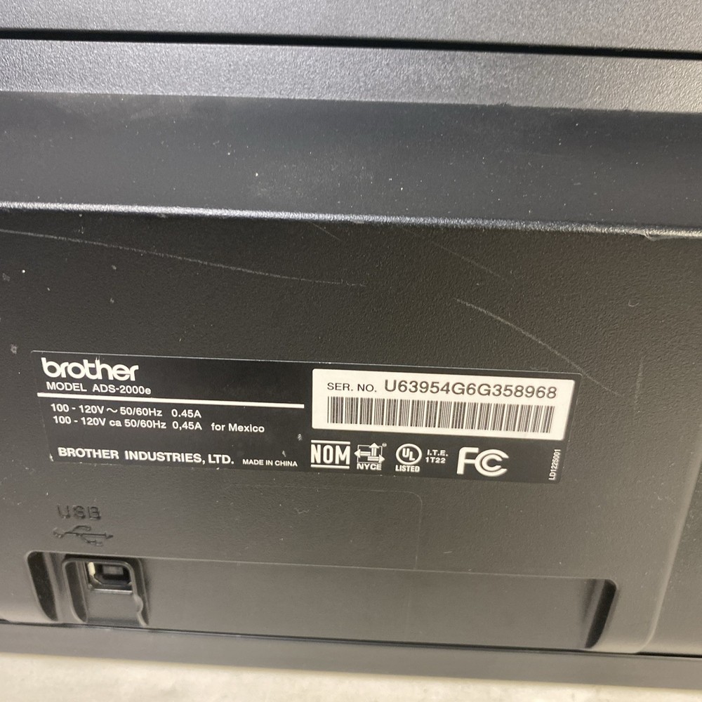 Brother Image Center ADS-2000e Desktop Scanner