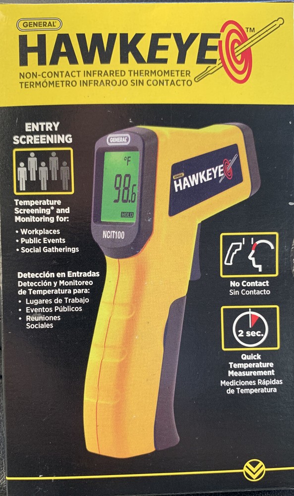 General Hawkeye Non-contact Infrared Thermometer