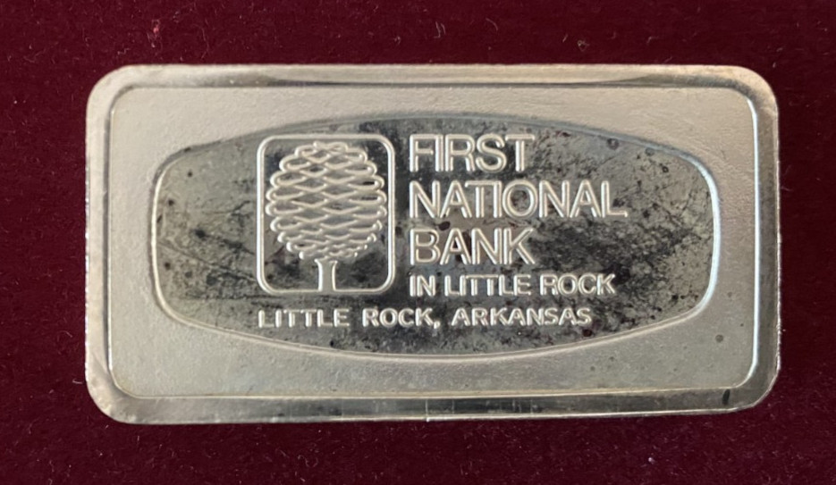 Franklin Mint Sterling Silver Proof Ingot Set – 50 × 1000 Grain – Box & Papers