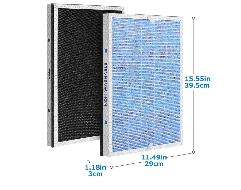 MSA3 True HEPA Replacement Filter, Compatible with Membrane Solutions MSA3