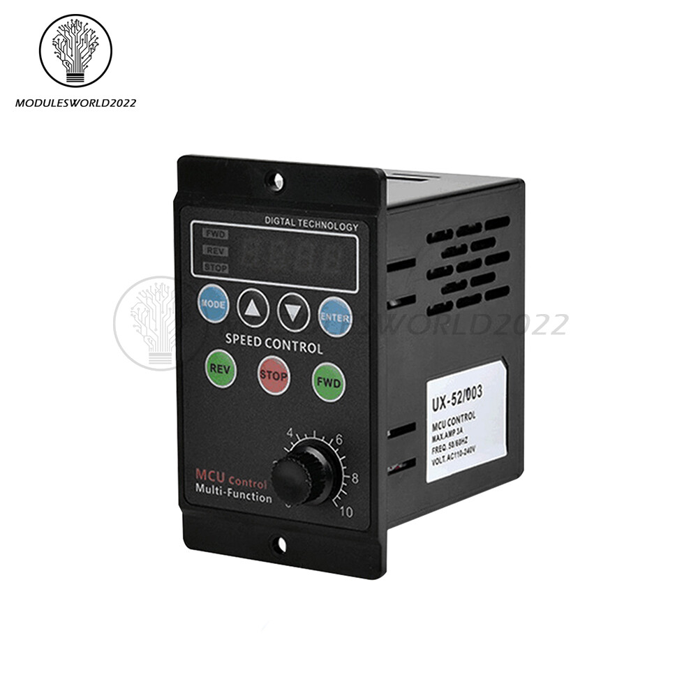 AC220V 400W Digital Display Motor Speed Regulator Motor Speed Control Controller