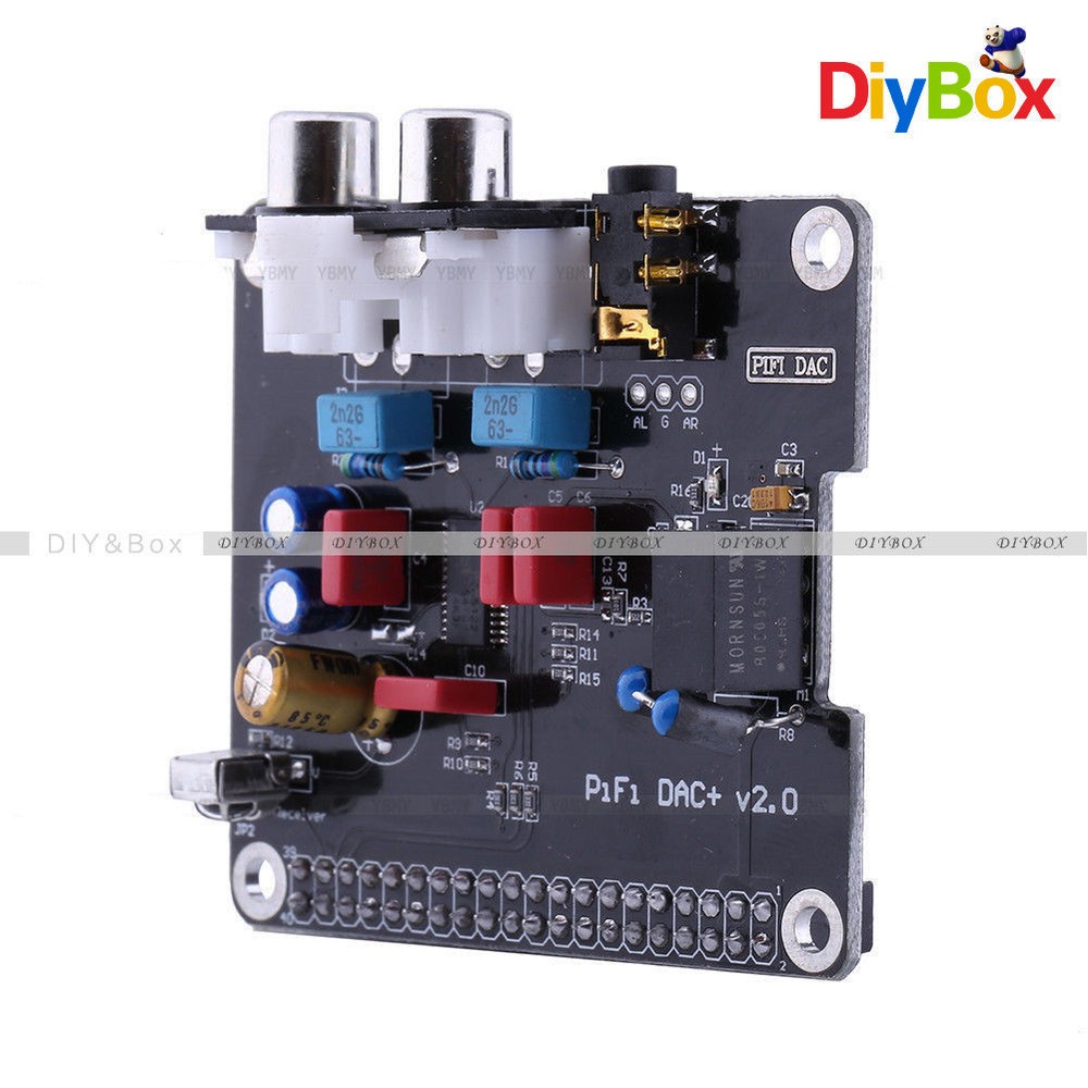 DAC+ HIFI DAC Audio Sound Card Module I2S interface for Raspberry pi 3 2 B B+