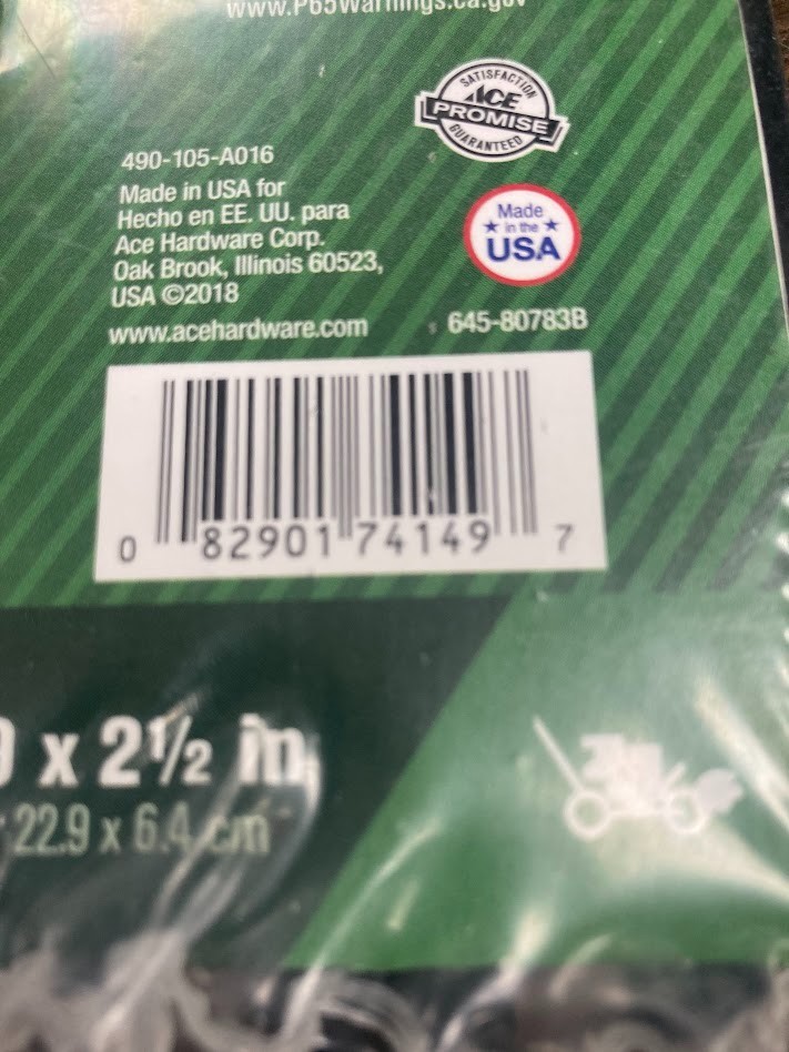 74149 Ace 9 in. L Edger Blade