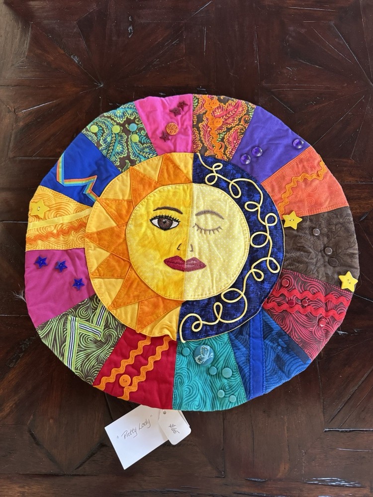 Colorful Sun Fabric Wall Decoration