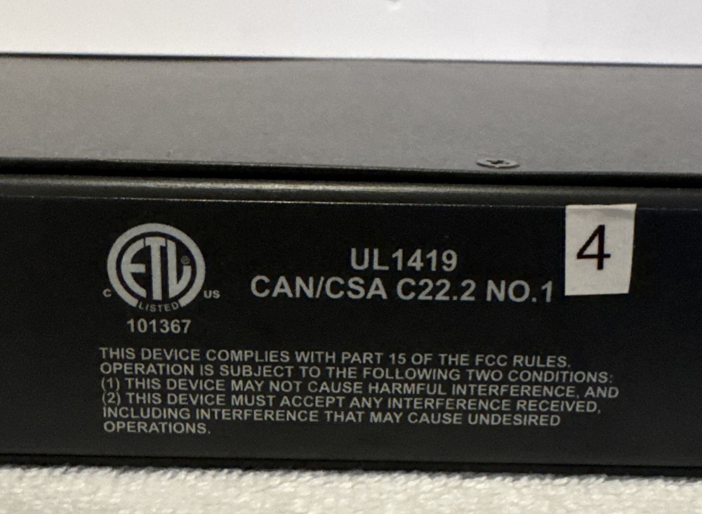 Leightronix TCD R/P Plus-Bus Enabled MPEG Recorder/Player Powers On Read