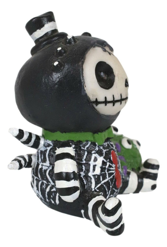 Ebros Furrybones Black Itsy Bitsy Webster Spider Skeleton Small Figurine