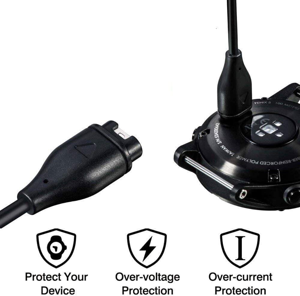 USB Charger Dock Data Sync Charging Cable For Garmin Instinct / Garmin Impact