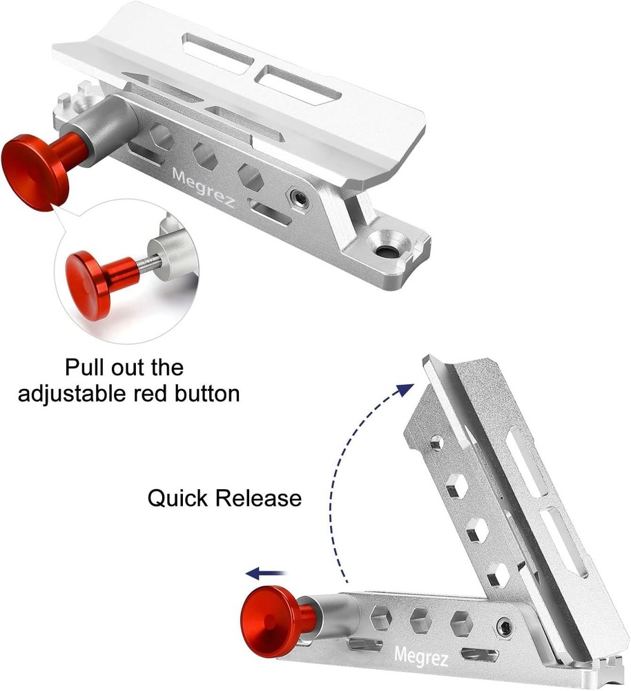 Adjustable Fire Extinguisher Mount Holder, Aluminum Quick Release Fire Exting...