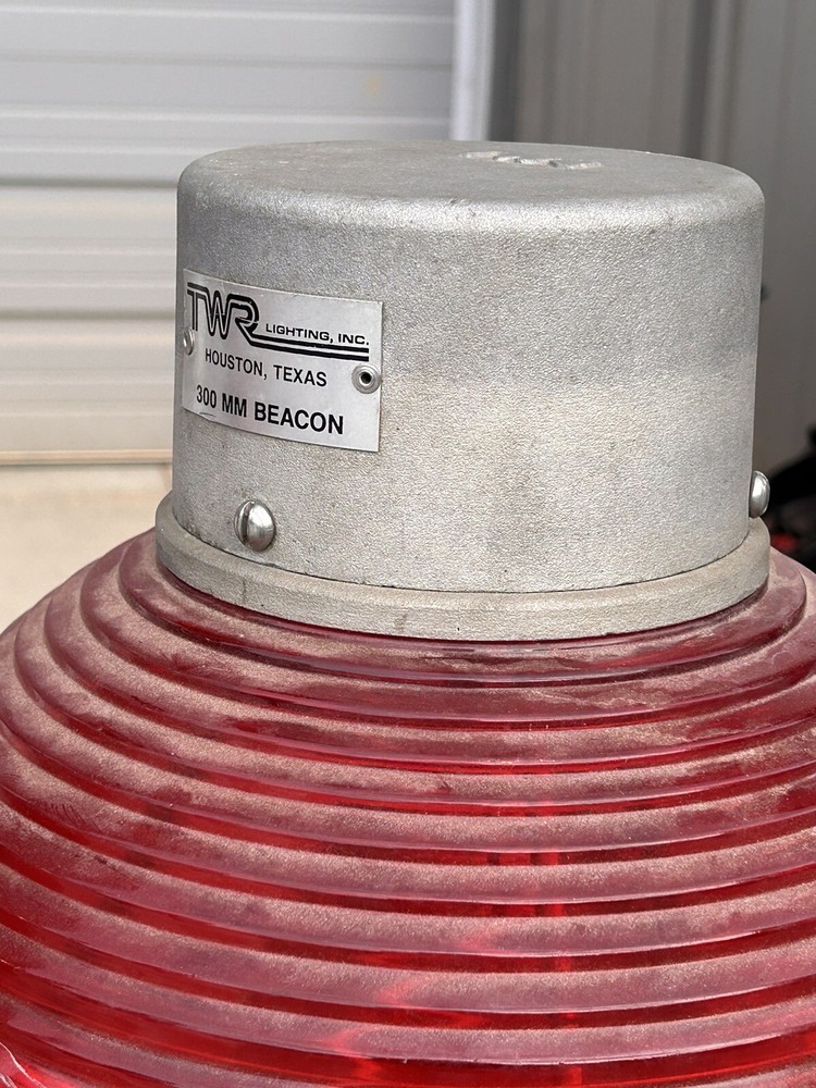 Vintage Glass, Dock Light, Ship Beacon, Can Ship Freight
