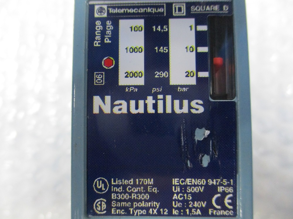 TELEMECANIQUE NAUTILUS PRESSURE SWITCH NSNP