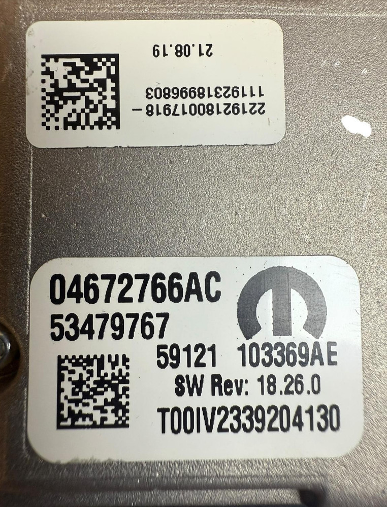 2017-2021 JEEP COMPASS LANE CHANGE ASSIST MODULE CAMERA OEM