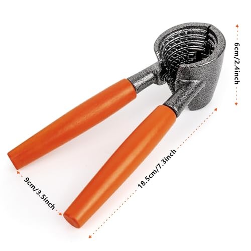 2Pack Nut Crackers Heavy Duty Nutcracker For Pecan Walnuts, Hazelnuts, Brazil