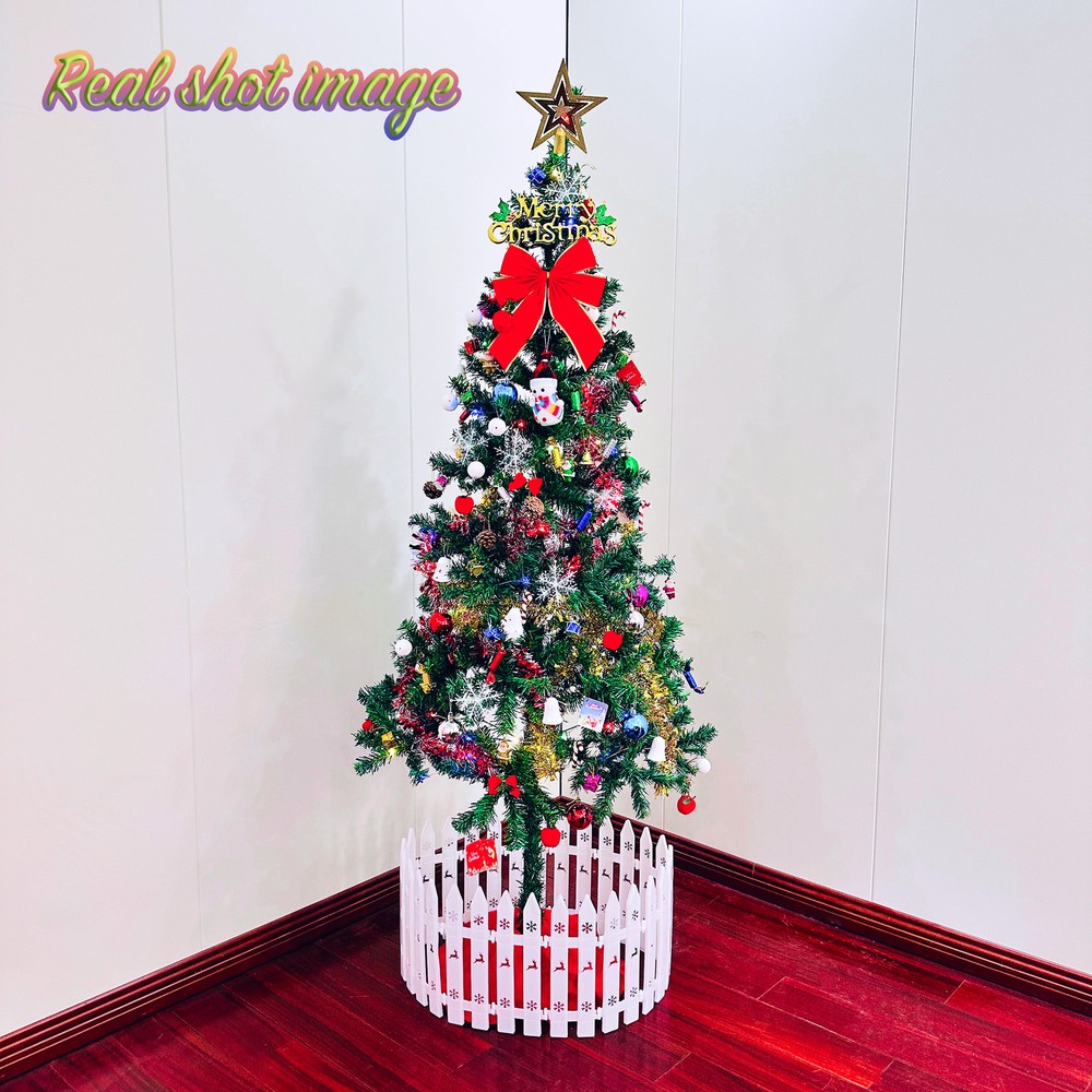 5ft/6ft artificial Christmas tree with LED energy-saving lights tree skirts NEW