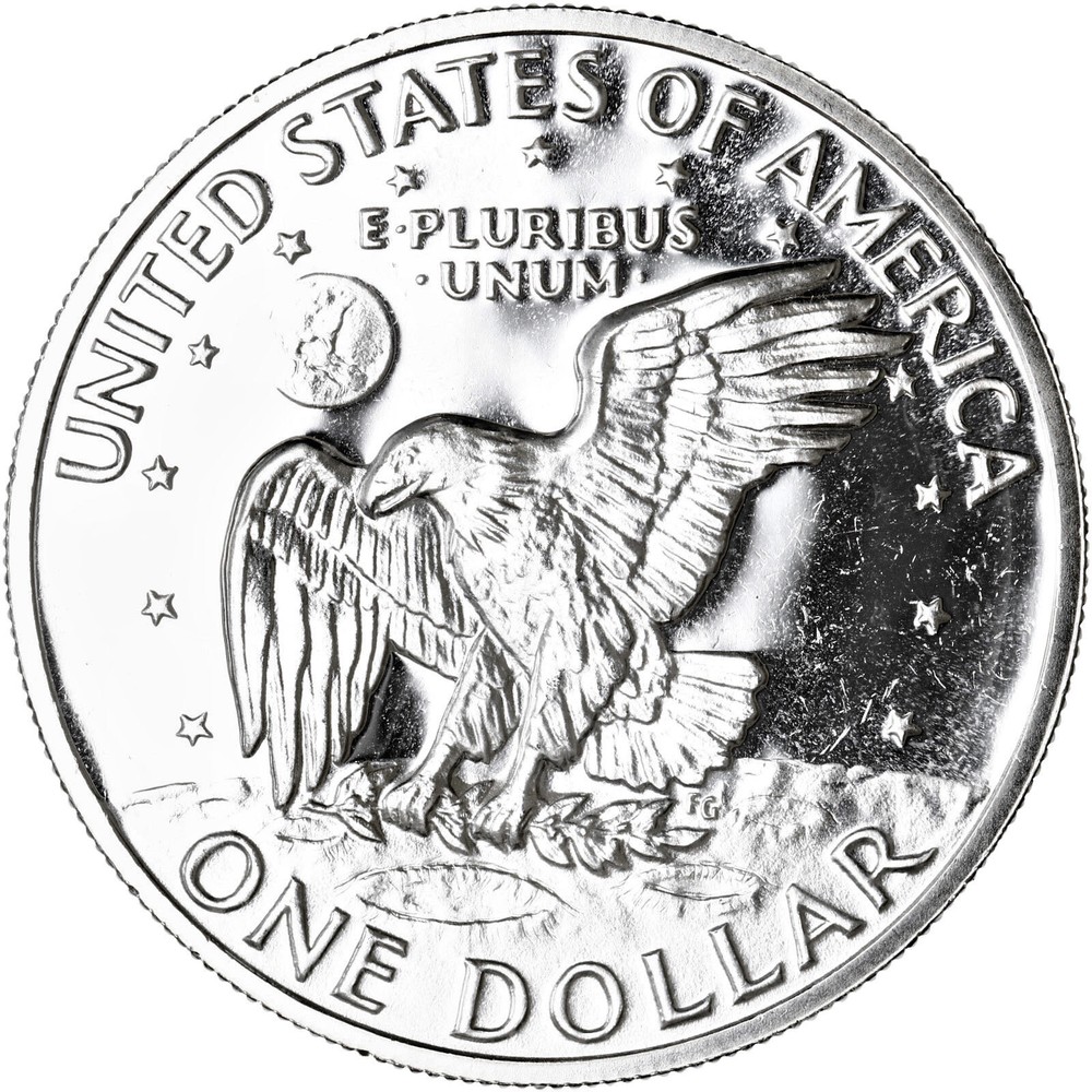 1971 S Proof Eisenhower Ike Dollar 40% Silver US Coin