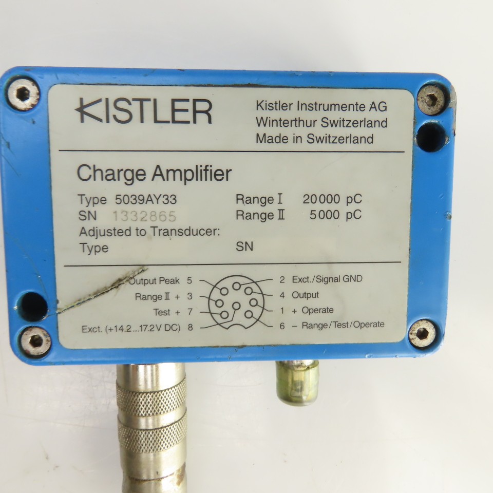 Kistler 5039AY33 Charge Amplifier Module (Range I) 20,000 pC